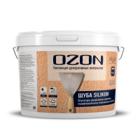 Штукатурка декоративная камешковая силиконовая "Шуба SILIKON" 2,0мм