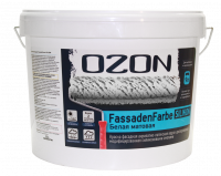 Краска фасадная OZON Fassadenfarbe Silikon ВД-АК-115С(-10)-3,6 С (бесцветная) 2,7л для работ при -10°С