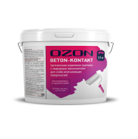 Грунтовка бетон контакт OZON Beton-kontakt ВД-АК 038М-7,5 морозостойкая ПРОМО