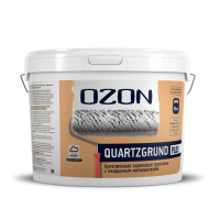 Кварц-грунт для декоративной штукатурки высокоукрывистый OZON Quartzgrund Plus ВД-АК 033