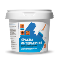 Краска интерьерная акриловая ВД-АК-211М-1,4 белая морозостойкая 0.9 л