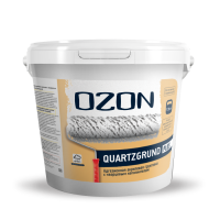 Кварц-грунт для декоративной штукатурки высокоукрывистый OZON Quartzgrund Plus ВД-АК-033М-7,5 белая  морозостойкая