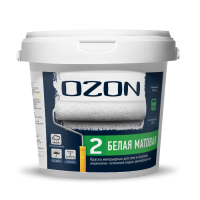 Краска интерьерная для обоев OZON-2 ВД-АК-222СМ-1,2 С (бесцветная) 0.9л морозостойкая