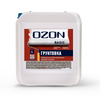 Грунтовка акриловая глубокого проникновения OZON Basic ВД-АК-012(-10)-5  5л для работ при -10°С