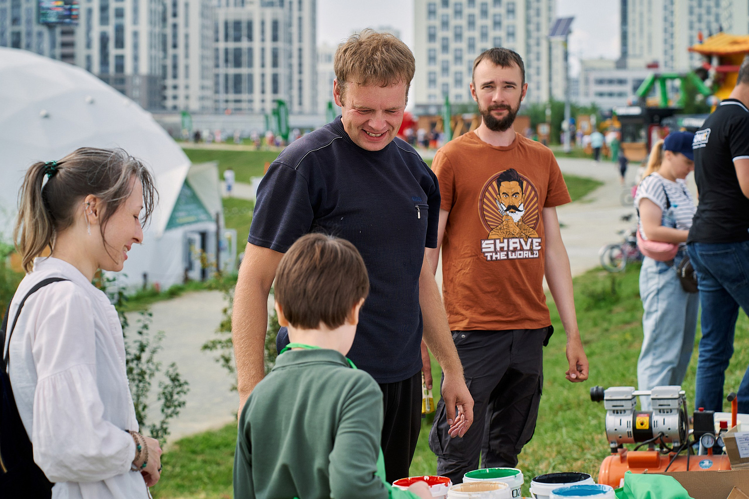 Отчет об участии в Дне строителя в Преображенском парке (Академический)