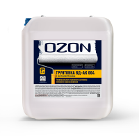 Грунтовка акриловая антисептическая против плесени OZON Basic ВД-АК-004(-10)-5  5л для работ при -10°С