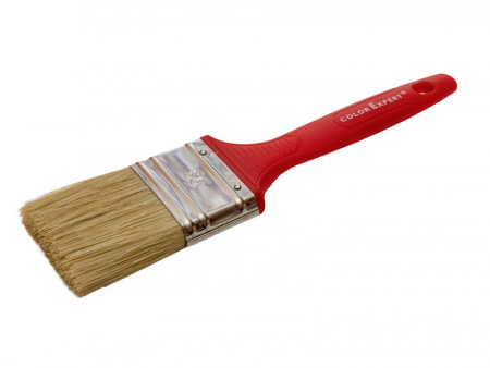 Кисть флейцевая Color EXPERT 50мм, толщ.6, светлая щетина, пластик.лак.ручка 81285002