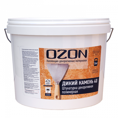 Штукатурка декоративная "Дикий камень 40"
