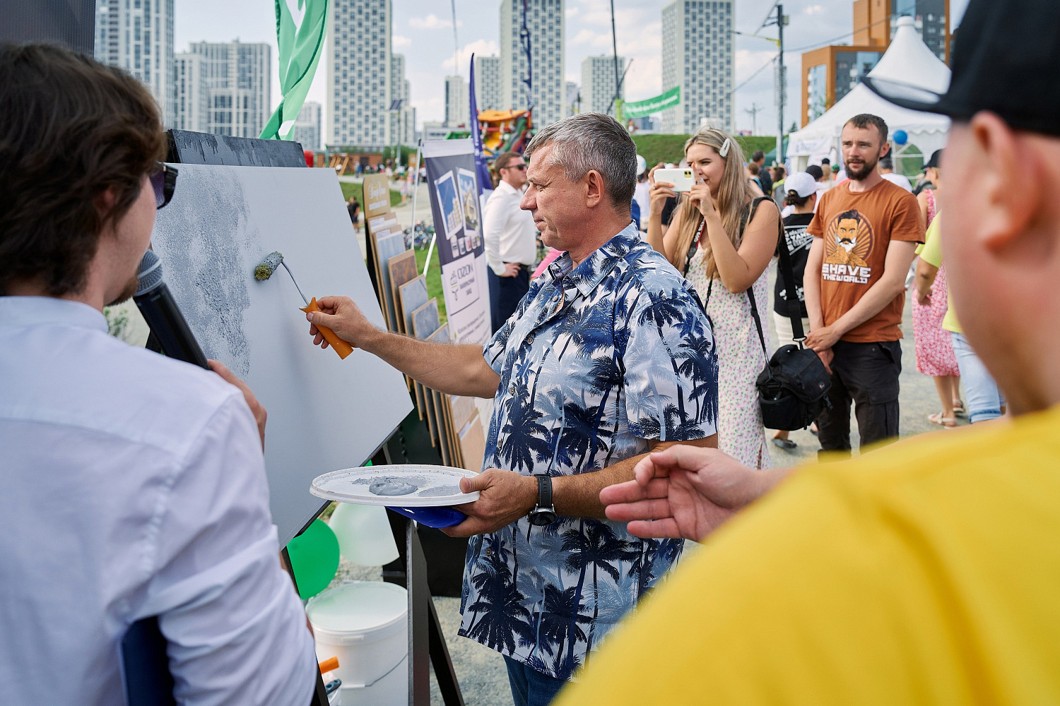 Отчет об участии в Дне строителя в Преображенском парке (Академический)