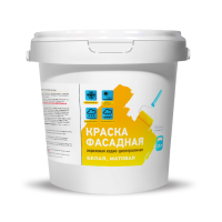 Краска фасадная акриловая ВД-АК-109(-10)-3,9 белая 2.7л для работ при -10°С