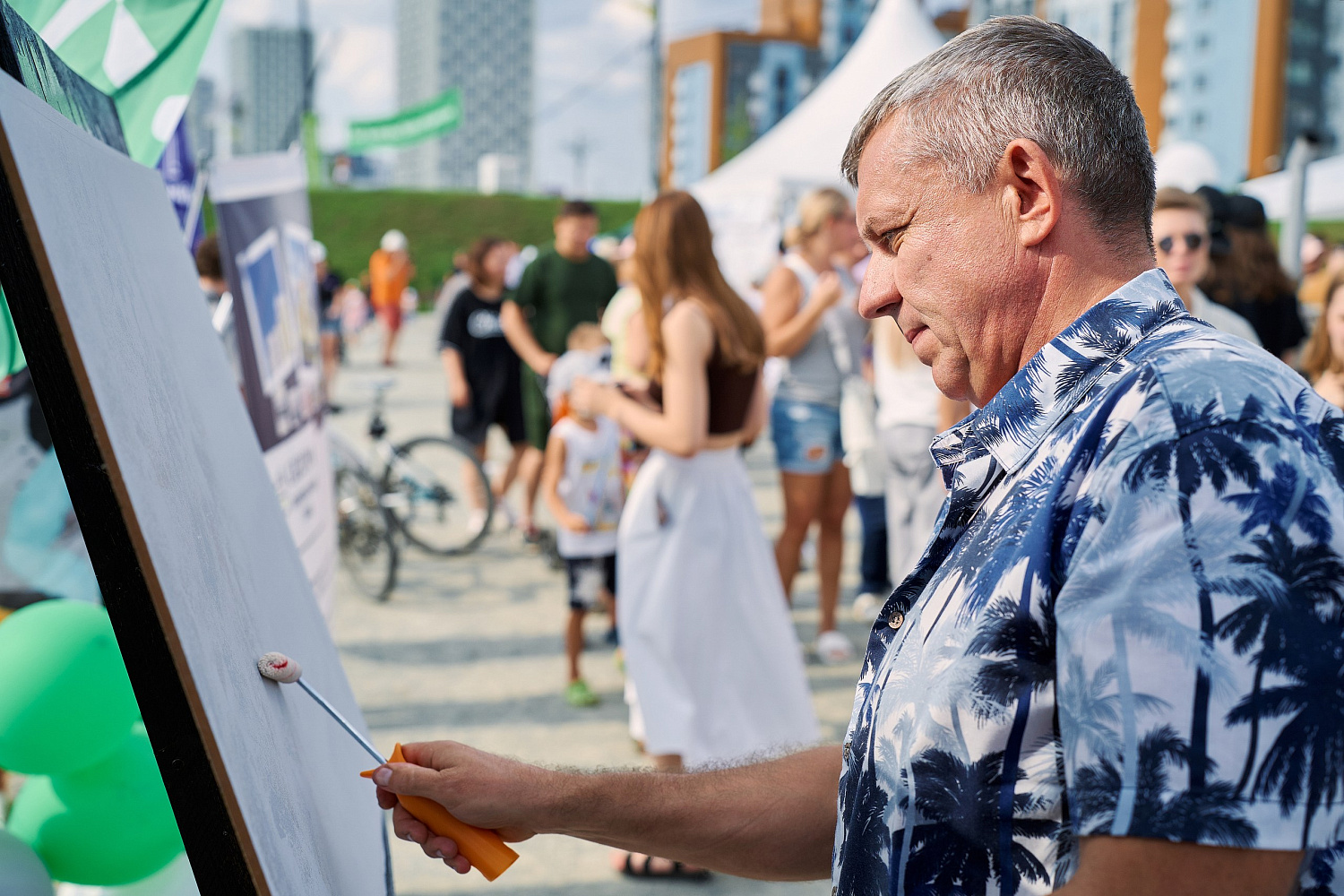 Отчет об участии в Дне строителя в Преображенском парке (Академический)