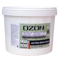 Краска фактурная OZON Шагрень-волна фасад ВД-АК 171СМ-7,5 С (бесцветная) 4,5л морозостойкая