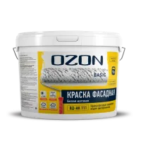 Краска фасадная акриловая укрывистая OZON Basic ВД-АК 111