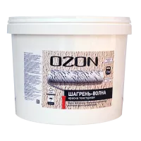 Краска декоративная текстурная OZON Шагрень-волна ВД-АК 271СМ-7,5 С (бесцветная) 4,5л морозостойкая