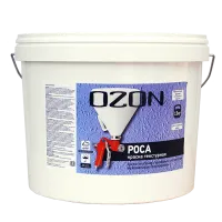 Краска текстурная OZON Роса ВД-АК 269СМ-7,5 С (бесцветная) 4,5л морозостойкая
