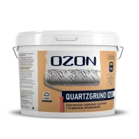 Кварц-грунт для декоративной штукатурки высокоукрывистый OZON Quartzgrund Plus ВД-АК 033